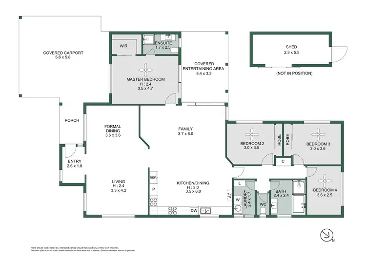 Floorplan of Homely house listing, 15 Delacroix Place, Mackenzie QLD 4156