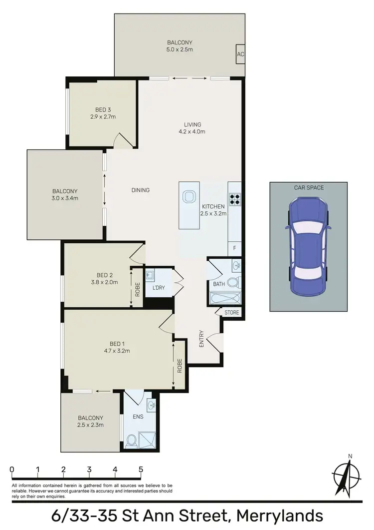 Floorplan of Homely apartment listing, 6/33-35 St Ann Street, Merrylands NSW 2160
