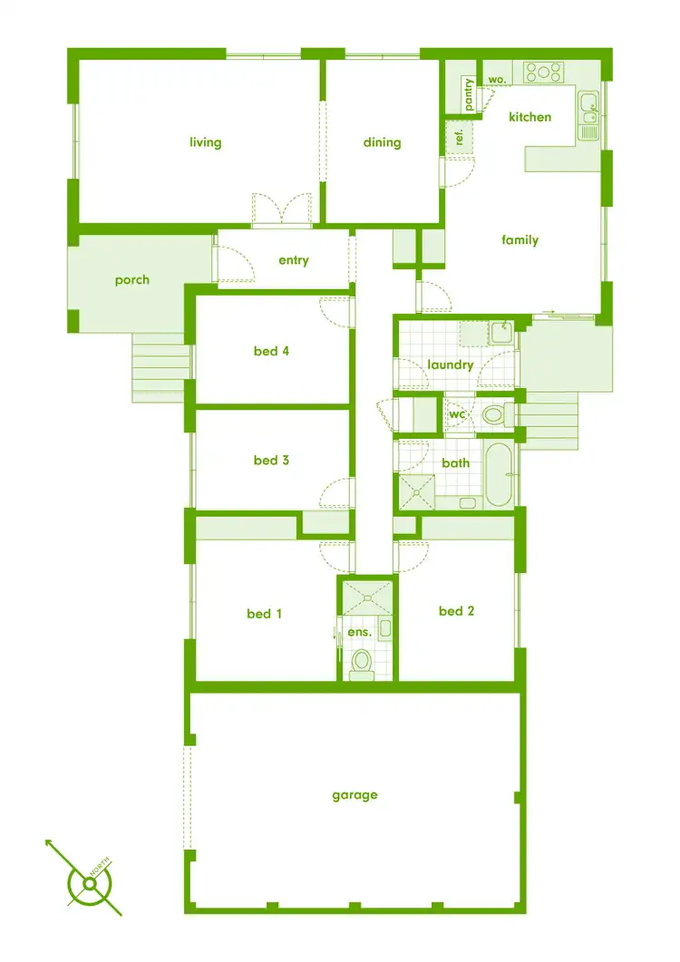 Floorplan of Homely house listing, 9 Schubert Place, Kambah ACT 2902