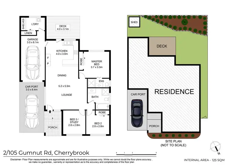 Floorplan of Homely villa listing, 2/105 Gumnut Road, Cherrybrook NSW 2126