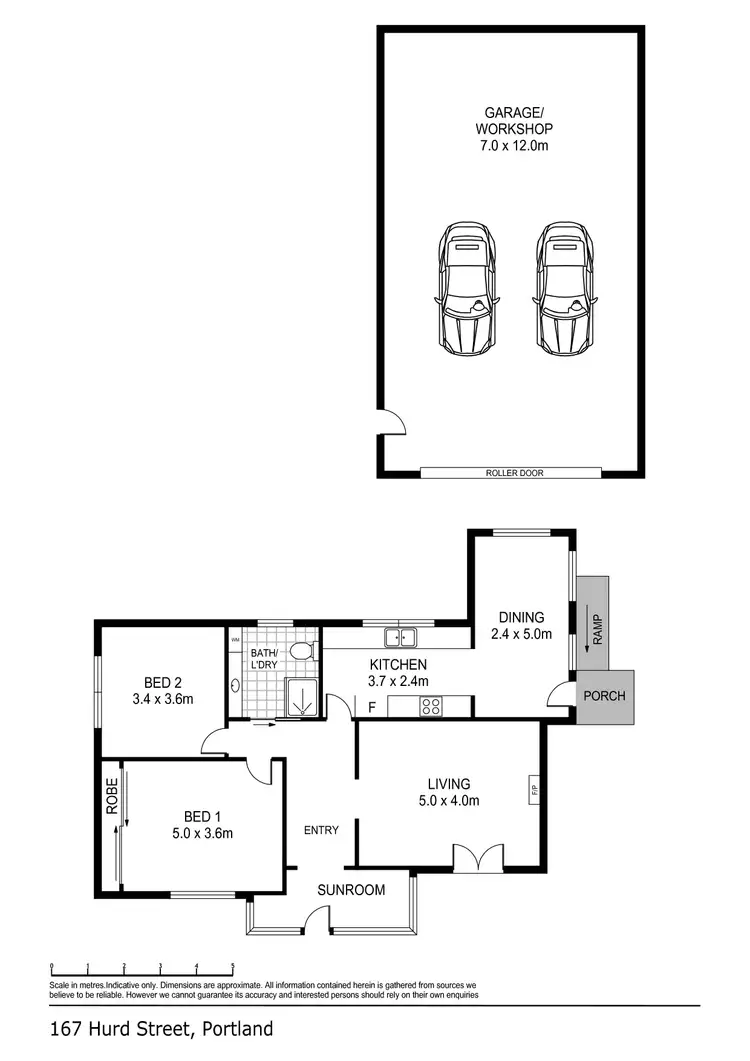 Floorplan of Homely house listing, 167 Hurd Street, Portland VIC 3305