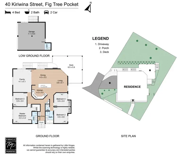 Floorplan of Homely house listing, 40 Kiriwina Street, Fig Tree Pocket QLD 4069