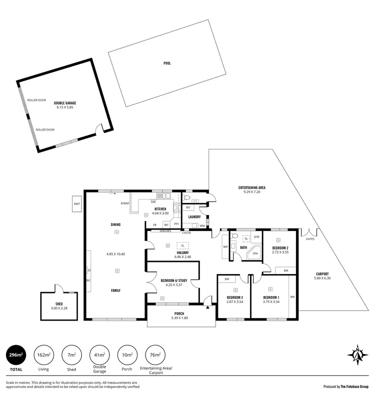 Floorplan of Homely house listing, 10 Forrest Avenue, Valley View SA 5093