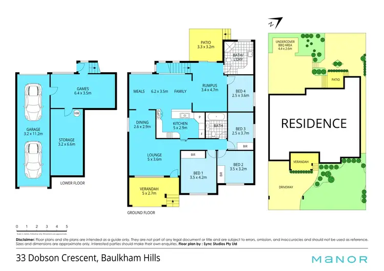 Floorplan of Homely house listing, 33 Dobson Crescent, Baulkham Hills NSW 2153