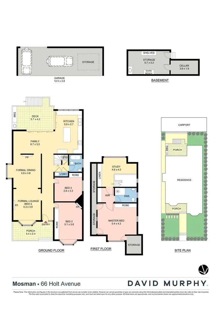 Floorplan of Homely house listing, 66 Holt Avenue, Mosman NSW 2088