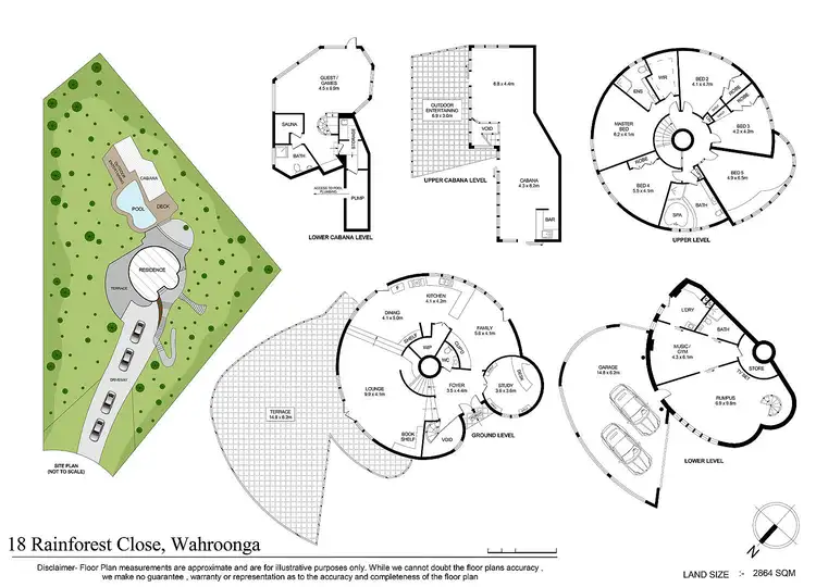 Floorplan of Homely house listing, 18 Rainforest Close, Wahroonga NSW 2076