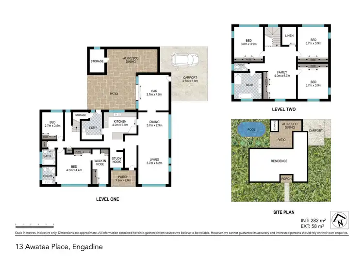 Floorplan of Homely house listing, 13 Awatea Place, Engadine NSW 2233