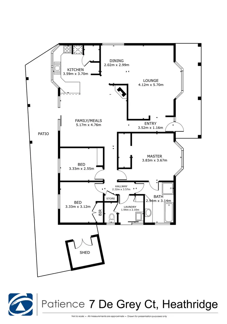 Floorplan of Homely house listing, 7 De Grey Court, Heathridge WA 6027