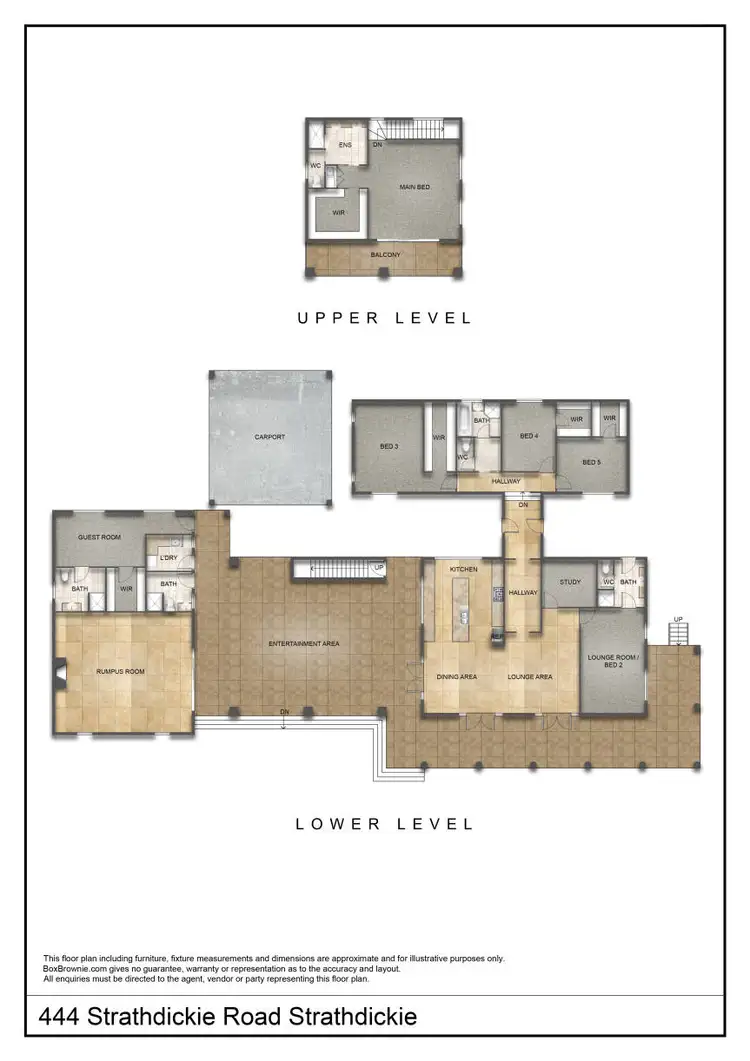 Floorplan of Homely house listing, 444 Strathdickie Road, Strathdickie QLD 4800