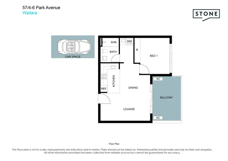 Floorplan of Homely apartment listing, 57/4-6 Park Avenue, Waitara NSW 2077