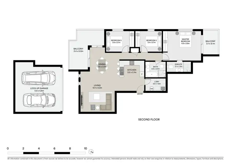 Floorplan of Homely apartment listing, 4/15 Governors Way, Oatlands NSW 2117
