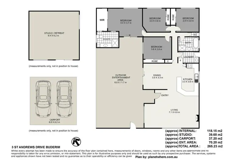 Floorplan of Homely house listing, 3 St Andrews Drive, Buderim QLD 4556