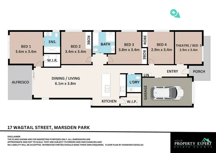 Floorplan of Homely house listing, 17 Wagtail Street, Marsden Park NSW 2765