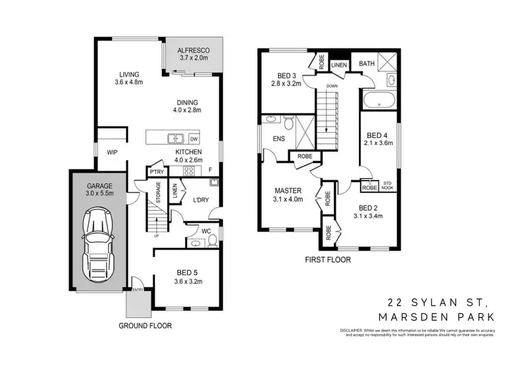 Floorplan of Homely house listing, 22 Sylan Street, Marsden Park NSW 2765