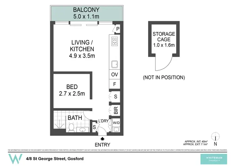 Floorplan of Homely apartment listing, 4/8 St George Street, Gosford NSW 2250
