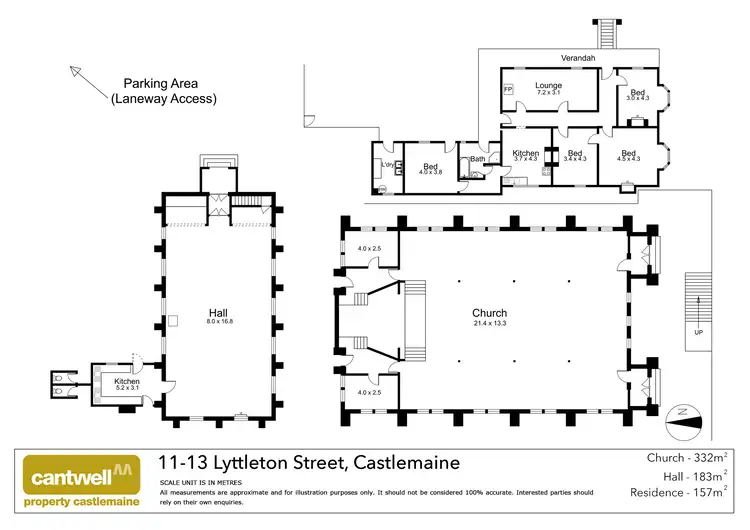 Floorplan of Homely house listing, 11-13 Lyttleton Street, Castlemaine VIC 3450
