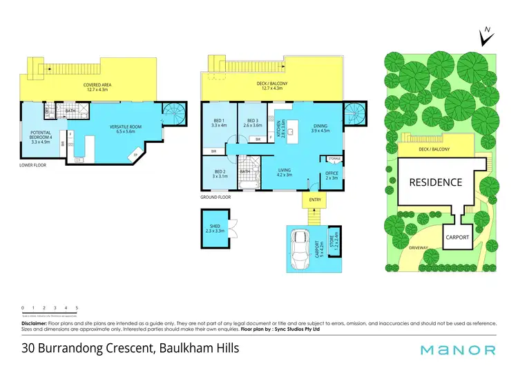 Floorplan of Homely house listing, 30 Burrandong Crescent, Baulkham Hills NSW 2153