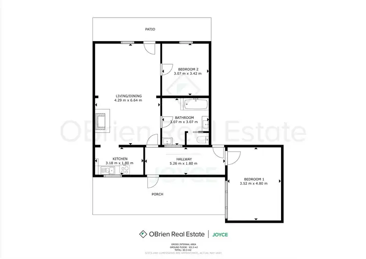 Floorplan of Homely house listing, 31 Colin Angus Drive, Eldorado VIC 3746