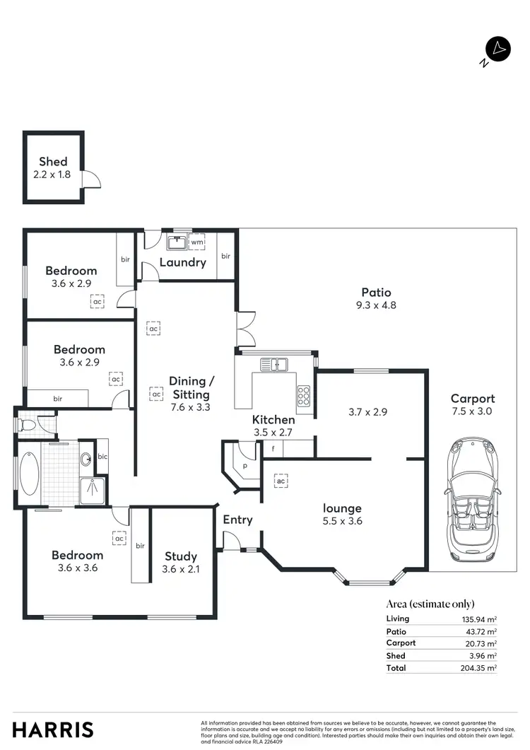 Floorplan of Homely house listing, 14 Mcharg Road, Happy Valley SA 5159