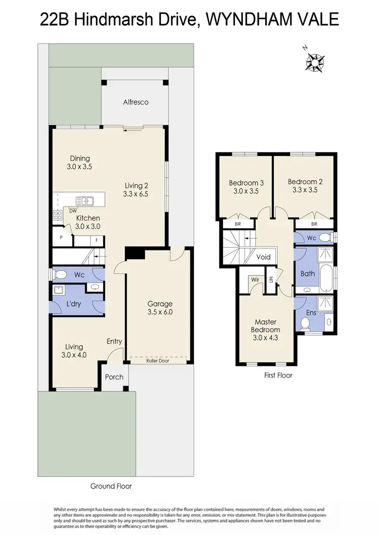 Floorplan of Homely house listing, 22B Hindmarsh Drive, Manor Lakes VIC 3024