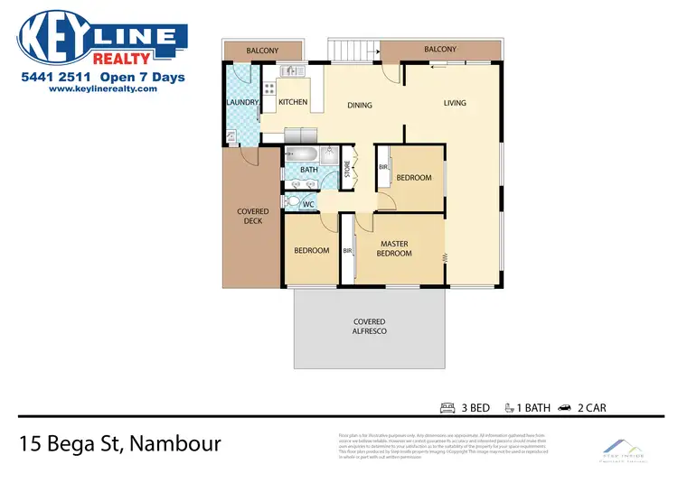 Floorplan of Homely house listing, 15 Bega Street, Burnside QLD 4560