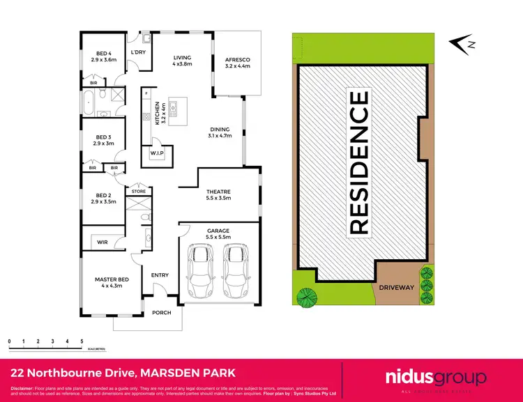 Floorplan of Homely house listing, 22 Northbourne Drive, Marsden Park NSW 2765