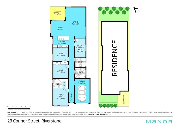 Floorplan of Homely house listing, 23 Connor Street, Riverstone NSW 2765
