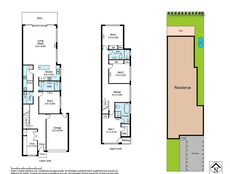 Floorplan of Homely townhouse listing, 14B Emu Road, Maidstone VIC 3012