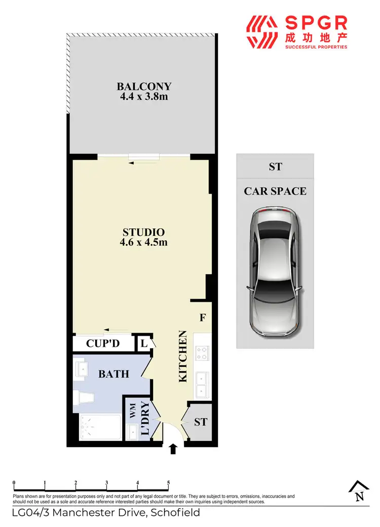 Floorplan of Homely apartment listing, LG04/3 Manchester Street, Schofields NSW 2762