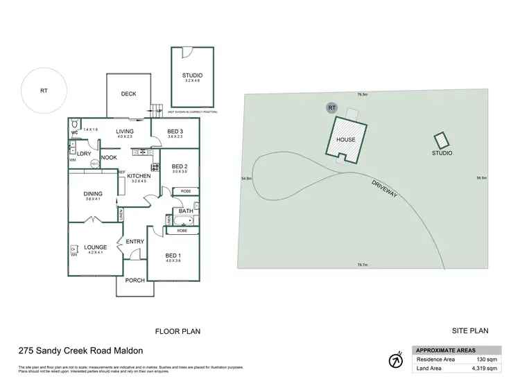 Floorplan of Homely house listing, 275 Sandy Creek Road, Maldon VIC 3463