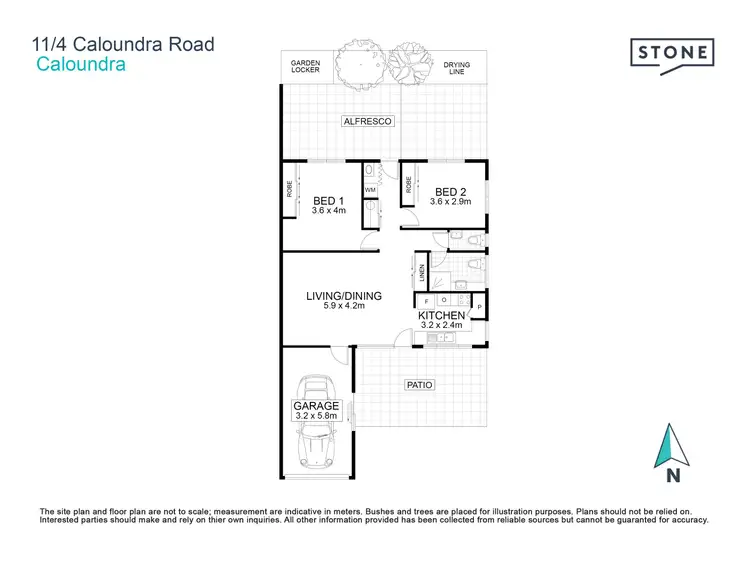 Floorplan of Homely villa listing, 11/4 Caloundra Road, Caloundra QLD 4551