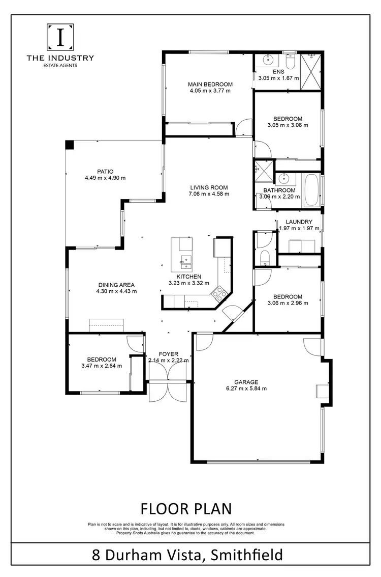 Floorplan of Homely house listing, 8 Durham Vista, Smithfield QLD 4878