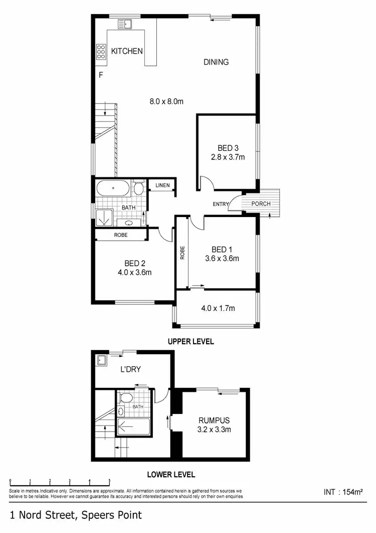 Floorplan of Homely house listing, 1 Nord Street, Speers Point NSW 2284