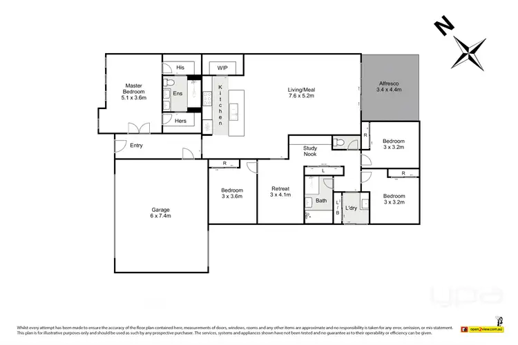 Floorplan of Homely house listing, 2 Buckingham Boulevard, Strathtulloh VIC 3338