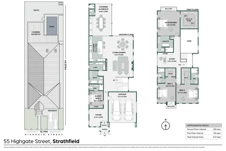 Floorplan of Homely house listing, 55 Highgate Street, Strathfield NSW 2135