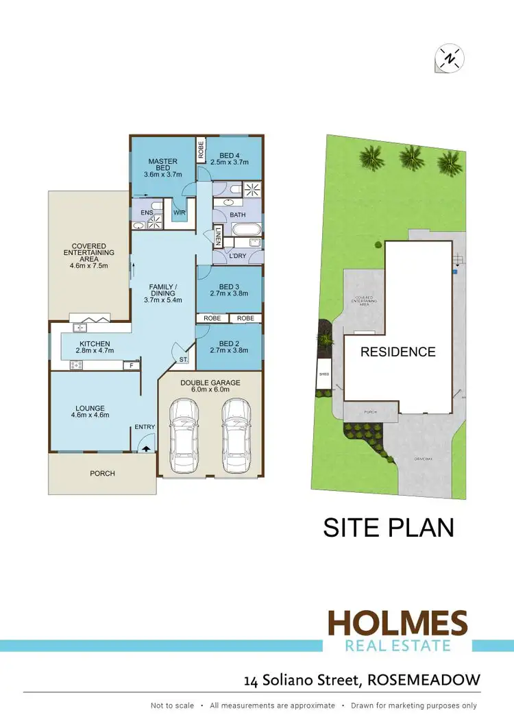 Floorplan of Homely house listing, 14 Soliano Street, Rosemeadow NSW 2560