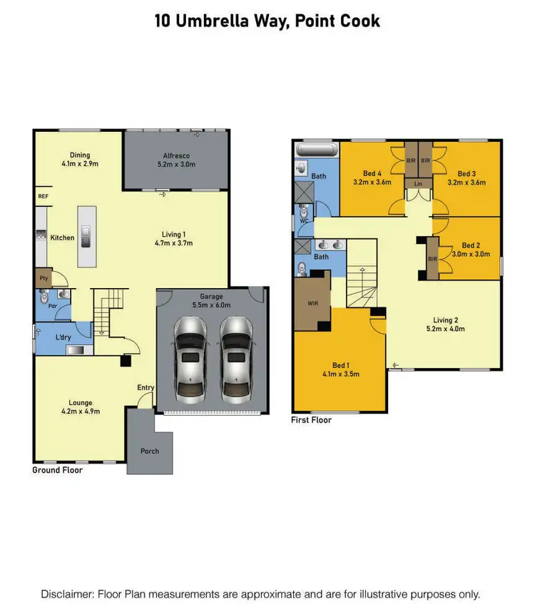 Floorplan of Homely house listing, 10 Umbrella Way, Point Cook VIC 3030