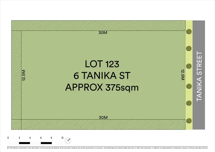 Floorplan of Homely land listing, 6 Tanika Street, Vineyard NSW 2765
