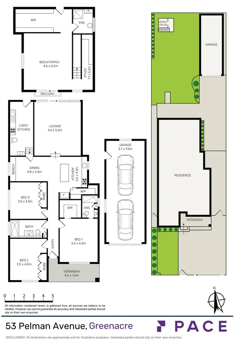 Floorplan of Homely house listing, 53 Pelman Avenue, Greenacre NSW 2190