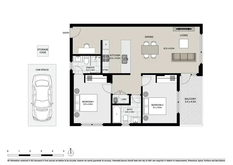 Floorplan of Homely apartment listing, 322/129B Jerralong Drive, Schofields NSW 2762