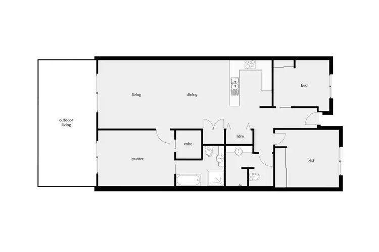 Floorplan of Homely unit listing, 7/79 Spence Street, Cairns City QLD 4870
