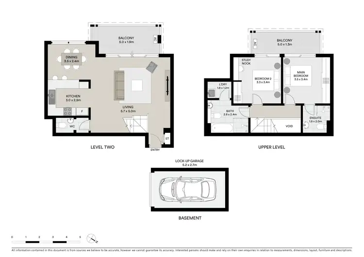 Floorplan of Homely apartment listing, 14/18 Northcote Street, Naremburn NSW 2065
