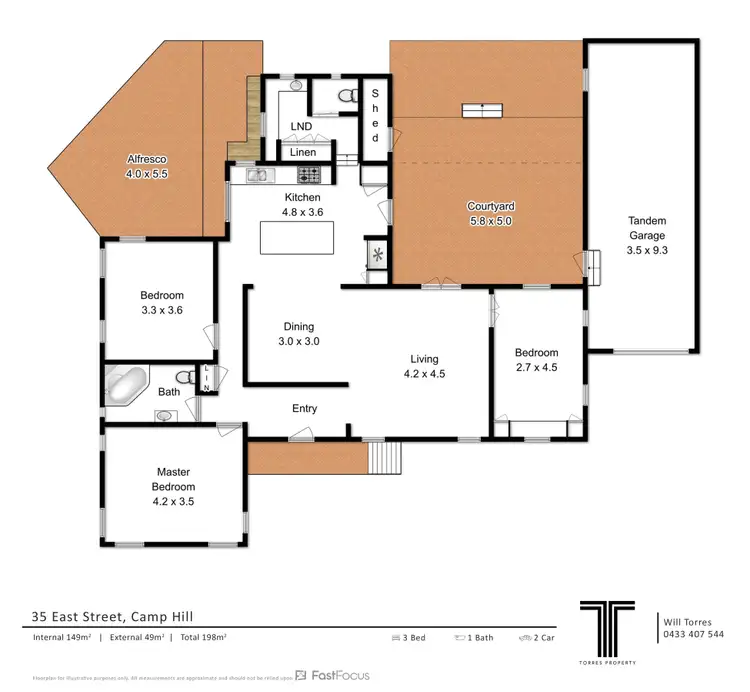Floorplan of Homely house listing, 35 East Street, Camp Hill QLD 4152