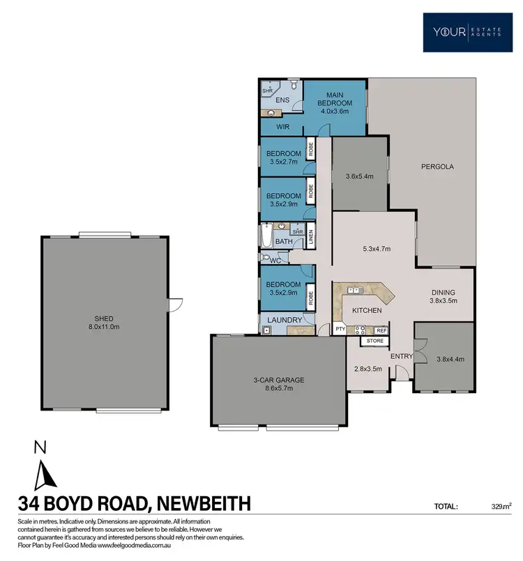Floorplan of Homely house listing, 34-38 Boyd Road, New Beith QLD 4124