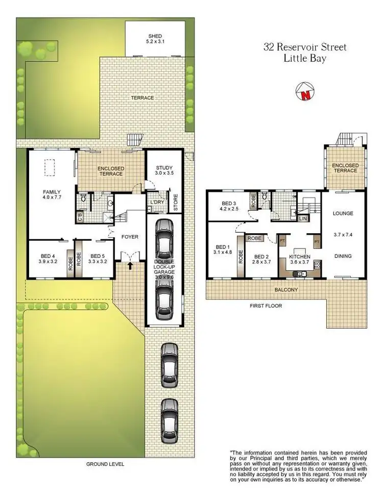 Floorplan of Homely house listing, 32 Reservoir Street, Little Bay NSW 2036