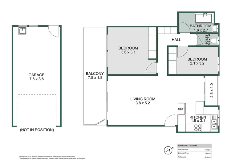 Floorplan of Homely unit listing, 2/39 Leslie Street, Nundah QLD 4012