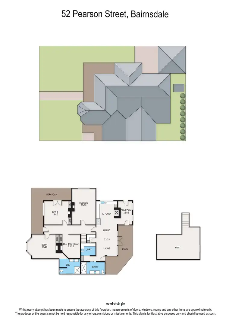 Floorplan of Homely house listing, 52 Pearson Street, Bairnsdale VIC 3875