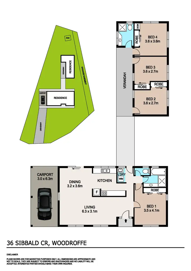 Floorplan of Homely house listing, 36 Sibbald Crescent, Woodroffe NT 830