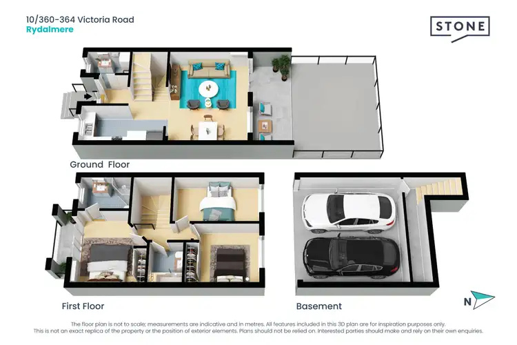 Floorplan of Homely townhouse listing, 10/360-364 Victoria Road, Rydalmere NSW 2116