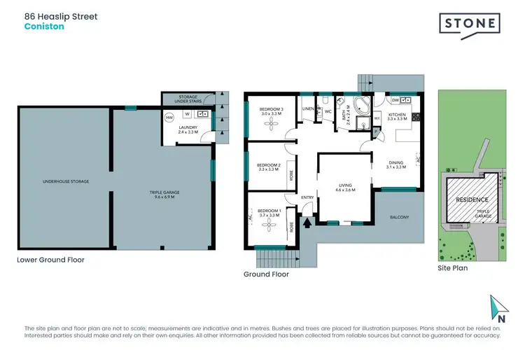Floorplan of Homely house listing, 86 Heaslip Street, Coniston NSW 2500